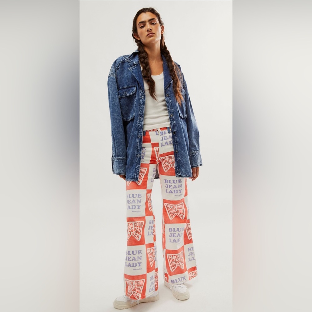 18- Free People Wrangler Wanderer 622 Jeans - Picture 3 of 8